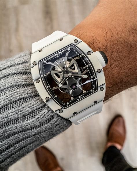 richard mille white skeleton|Richard Mille with skull.